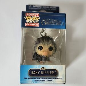Keychain Baby Niffler - Black and Cream